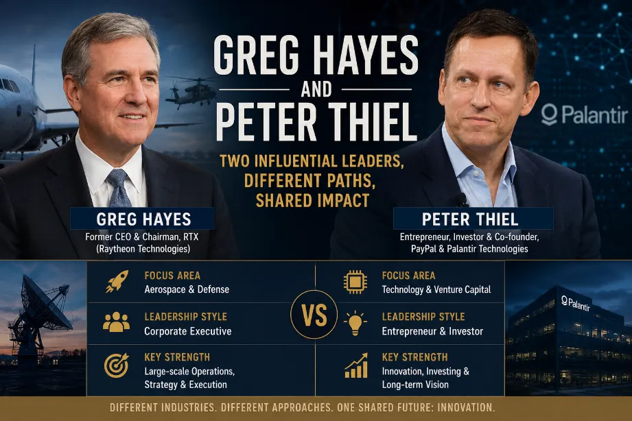 Greg Hayes and Peter Thiel