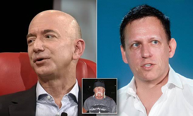 Jeff Bezos and Peter Thiel
