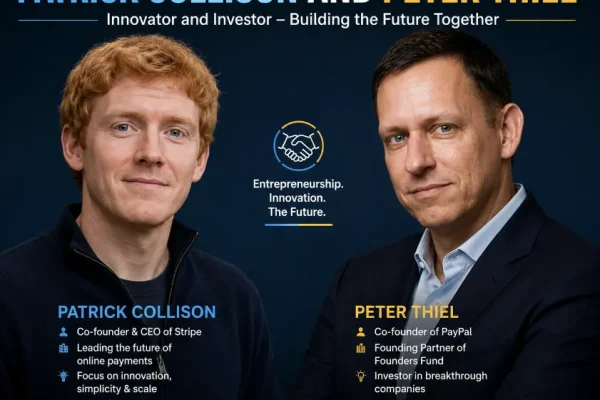 Patrick Collison and Peter Thiel