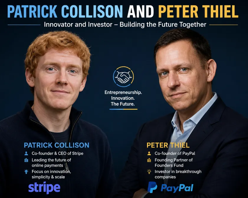 Patrick Collison and Peter Thiel