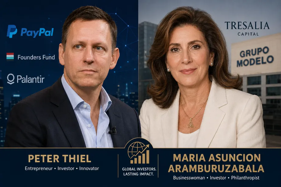 Peter Thiel and Maria Asuncion Aramburuzabala